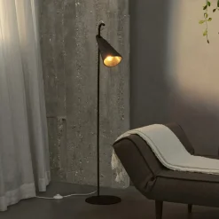 OSRAM gulvlampe Decor Bell, sort, stål, E27, H 120 cm