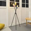 OSRAM gulvlampe Decor Bubble, farverig, 3 lyskilder, stål, E27