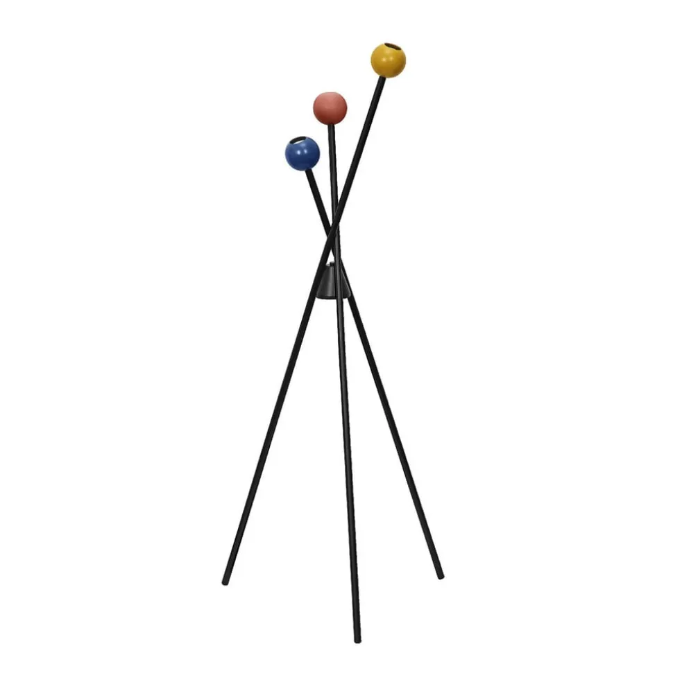 OSRAM gulvlampe Decor Bubble, farverig, 3 lyskilder, stål, E27