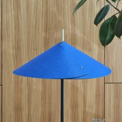 OSRAM gulvlampe Decor Flip, blå, filt, E14, justerbar