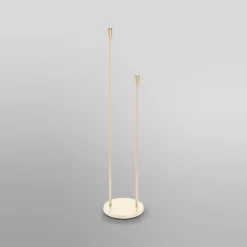OSRAM gulvlampe DECOR STICK, beige, højde 146 cm, 2 x E27