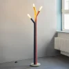 OSRAM gulvlampe Decor Straw, 3 lyskilder, farvet, stål, E27