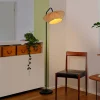 OSRAM gulvlampe Decor Stripes, beige, tekstil, E14