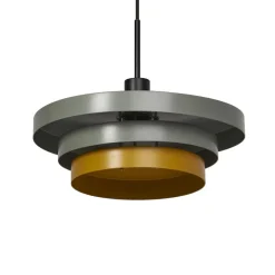 OSRAM hængelampe Decor Layers, grøn/gul, stål, E27