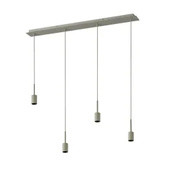 OSRAM hængelampe Decor Needle Linear beige, stål, 4 lyskilder E27
