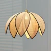 OSRAM hængelampe Decor Rattan Lotus, Ø 67 cm, beige, E27