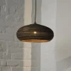 OSRAM hængelampe DROP, brun, Ø 40 cm, bølgepap, E27