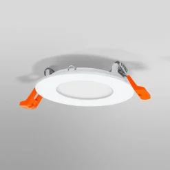 OSRAM indbygget loftlampe med LED SLIM, Ø 9 cm, 3.000 K, hvid