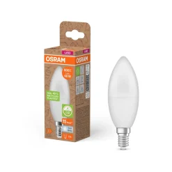 OSRAM LED Classic Star, stearinlys, mat, E14, 7,5 W, 4.000 K