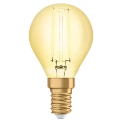 OSRAM LED-dråbe E14 4W Vintage Classic P guld