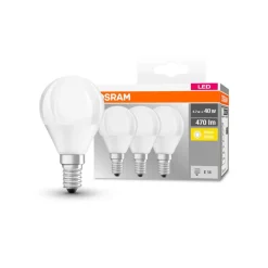 OSRAM LED-dråbepære E14 P40 4,9 W 2.700 K 470lm, 3