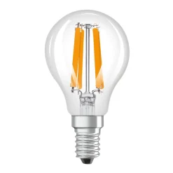 OSRAM LED-filamentpære dråbe E14 1,2W filament 2700K 255lm