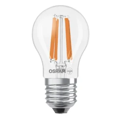 OSRAM LED-filamentpære drop E27 1,2W filament 4000K 255lm