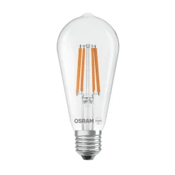 OSRAM LED-filamentpære E27 3,8W Filament 4,000K