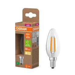 OSRAM LED-filamentpære E14 3,8W 2700K 806lm