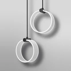OSRAM LED-hængelampe Decor Circle, 2 lyskilder, CCT, sort