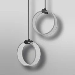 OSRAM LED-hængelampe Decor Circle, 2 lyskilder, CCT, sort