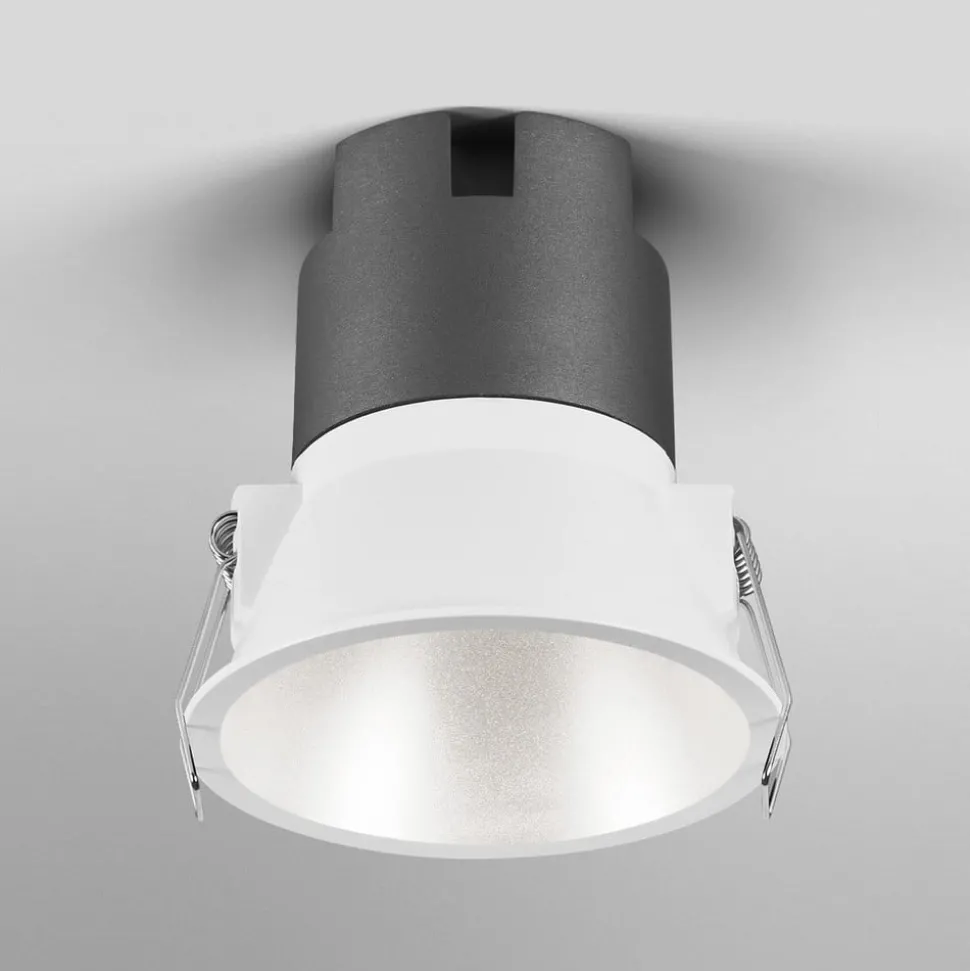 OSRAM LED-indbygningsspot TWIST, hvid/sølv, 830 Ø 9,3 cm metal