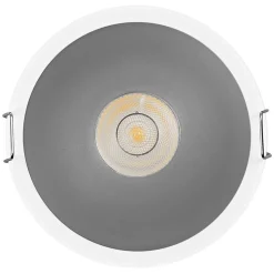 OSRAM LED-indbygningsspot TWIST, hvid/sølv, 830 Ø 9,3 cm metal