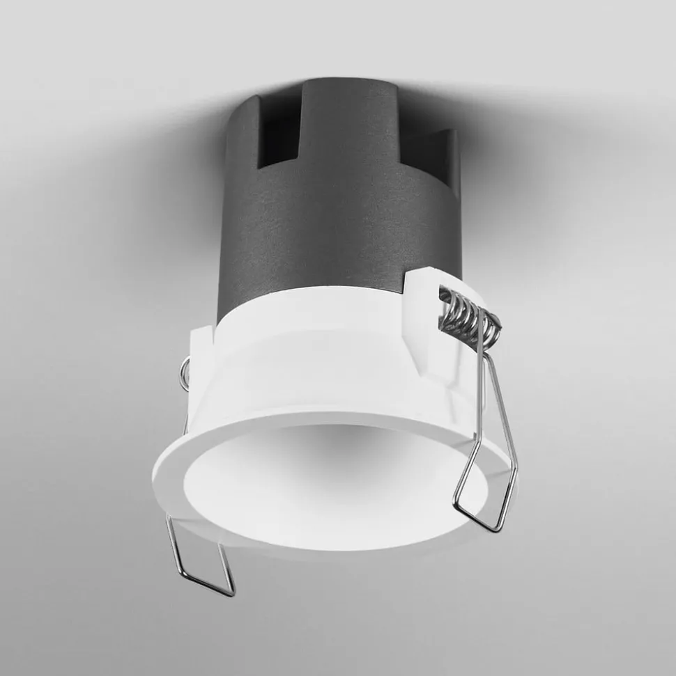 OSRAM LED-indbygningsspot TWIST, hvid/hvid, 830, Ø 7 cm, metal