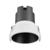 OSRAM LED-indbygningsspot TWIST, hvid/sort 830 Ø 9,3 cm metal