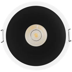 OSRAM LED-indbygningsspot TWIST, hvid/sort 830 Ø 9,3 cm metal