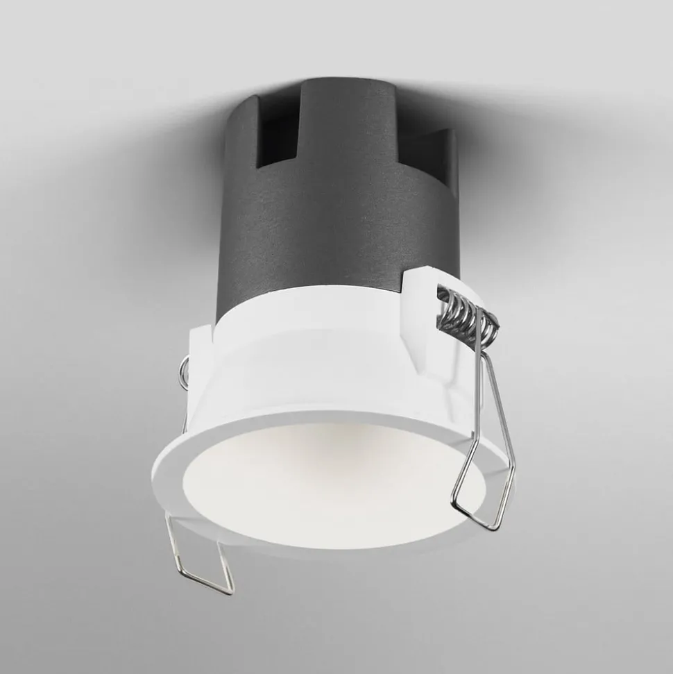 OSRAM LED-indbygningsspot TWIST, hvid/hvid, 840, Ø 7 cm, metal
