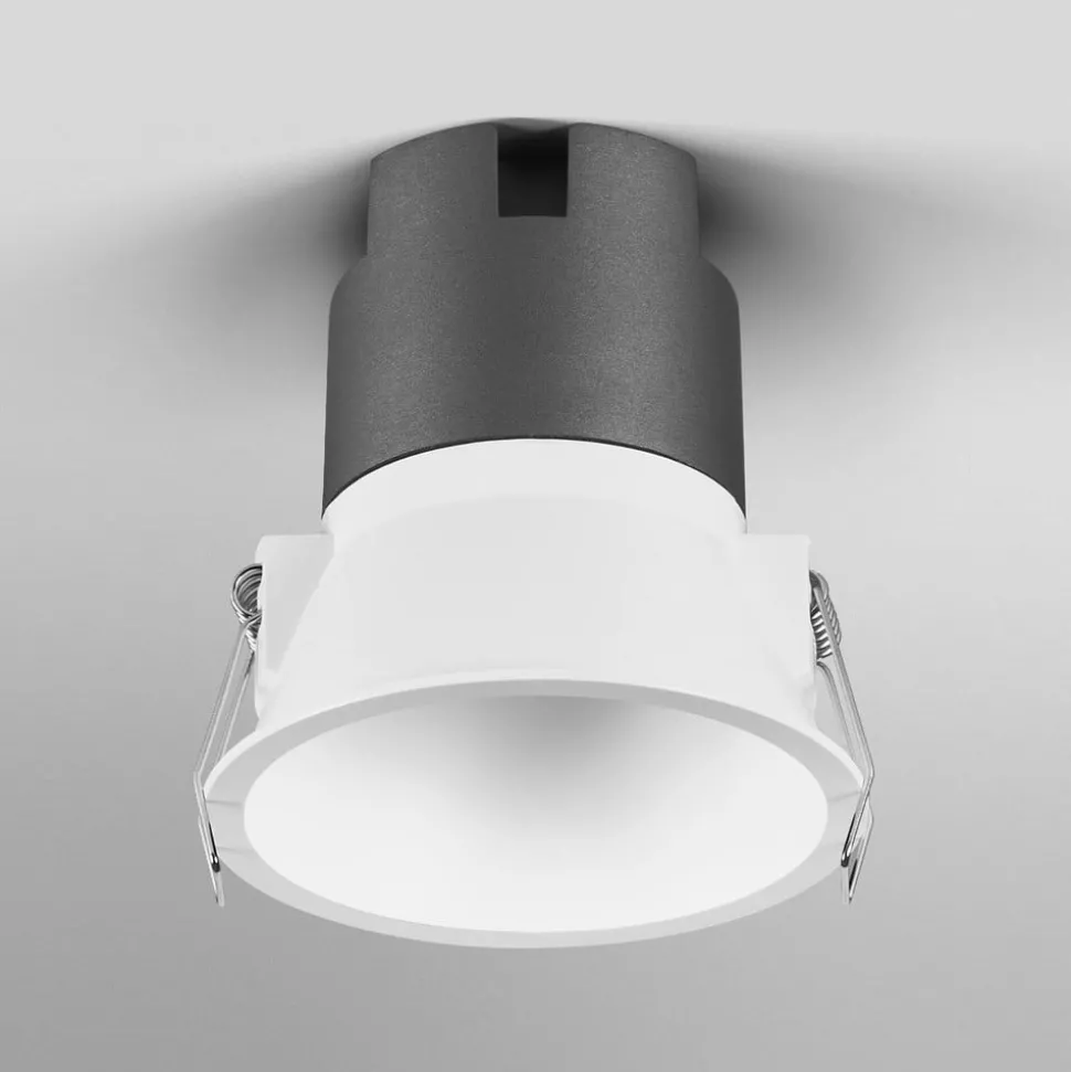 OSRAM LED-indbygningsspot TWIST, hvid/hvid, 830, Ø 9,3 cm, metal