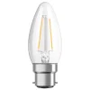OSRAM LED-kerte B22d Classic B filament 2,5 W klar