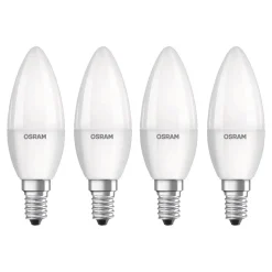 OSRAM LED-kerte E14 Base Retro 4,9 W 4 stk 4.000 K