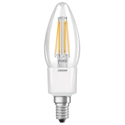OSRAM LED-kerte E14 5,5 W Classic B 2.700 K klar