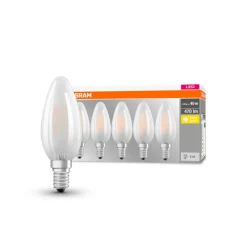 OSRAM LED-kertepære E14 4 W 2.700 K 470 lm 5 stk