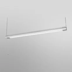 OSRAM LED-kontorhængelampe OFFICE LINE, længde 112 cm hvid afbryder