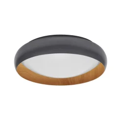 OSRAM LED-loftlampe ORBIS LIVIA, Ø 43 cm, grå, metal, dæmpbar