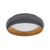 OSRAM LED-loftlampe ORBIS LIVIA, Ø 30 cm, grå, metal, dæmpbar
