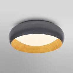 OSRAM LED-loftlampe ORBIS LIVIA, Ø 30 cm, grå, metal, dæmpbar