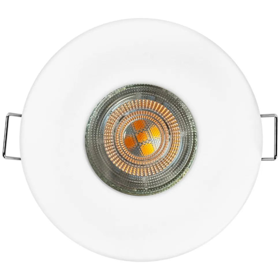 OSRAM LED-loftsindbygget spot RECESS, hvid Ø 9 cm IP65 GU10-LED