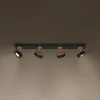 OSRAM LED-loftspot PLUTO, sort, 4 spots, 3.000 K