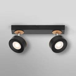 OSRAM LED-loftspot PLUTO, sort, 2 spots, 3.000 K