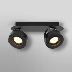 OSRAM LED-loftspot VENUS sort 2 lyskilder Metal 3.000 K