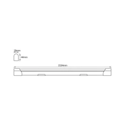 OSRAM LED-lysliste VALUE BATTEN, 153 cm, metal, 4.000 K