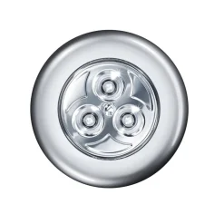 OSRAM LED-møbellampe DOT-IT-CLASSIC, sølv, batteri, dæmpbar