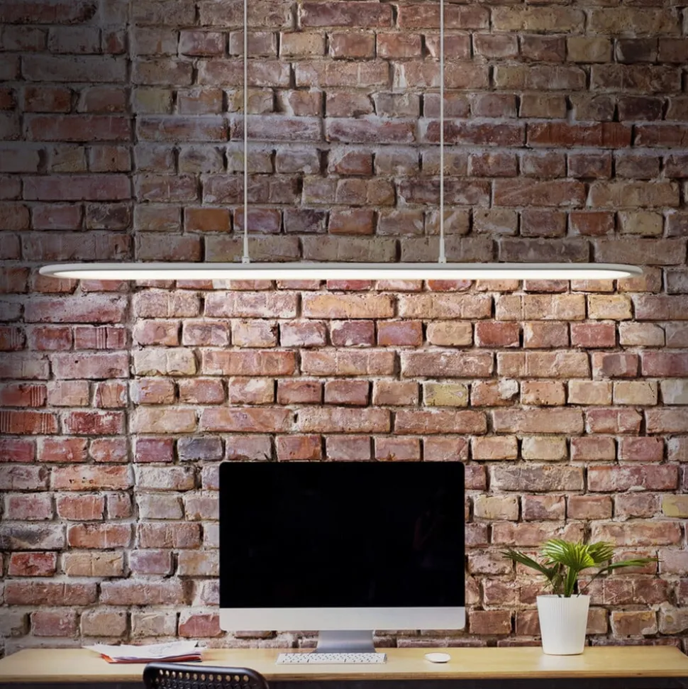 OSRAM LED-pendellampe Office line Panel Ellipse hvid 940 dæmpbar
