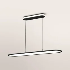 OSRAM LED-pendel Office line Panel Ellipse sort 940 dæmpbar