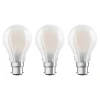 OSRAM LED-pære B22d Classic 827 6,5W 3'er sæt