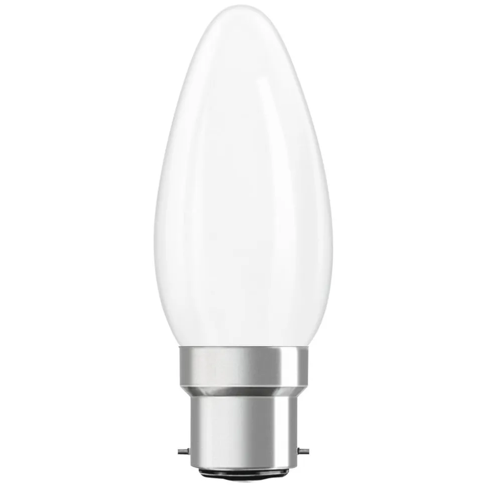 OSRAM LED-pære, B22d, 1,8 W, mat, 2.700 K