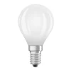 OSRAM LED-pære dråbe E14 1,2W mat 2700K 255lm