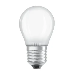 OSRAM LED-pære dråbe mat E27 3,8W 2700K 806lm