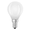 OSRAM LED-pære dråbe mat E14 3,8W 4000K 806lm
