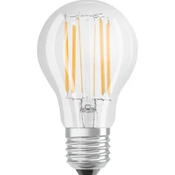 OSRAM LED-pære E27 7,5 Classic A 2.700 K klar dim